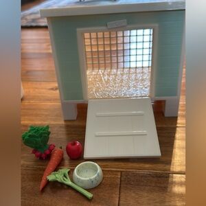 Our generation bunny hutch with Accessories